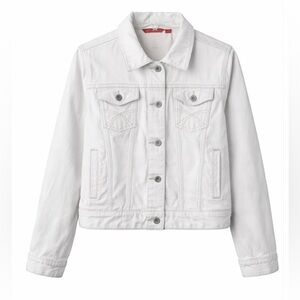 🤍 NWOT X2 White Denim Jacket